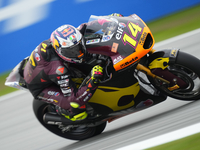 Tony Arbolino (14) of Italy and Elf Marc Vds Racing Team Kalex during the free practice of the Motul Solidarity Grand Prix of Barcelona at R...