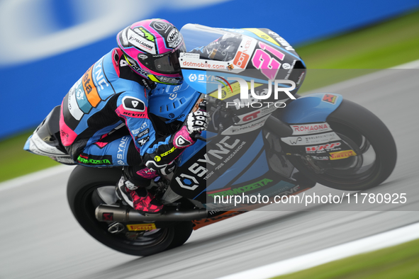 Alonso Lopez (21) Spain and Beta Tools Speedup Boscoscuro during the free practice of the Motul Solidarity Grand Prix of Barcelona at Ricard...