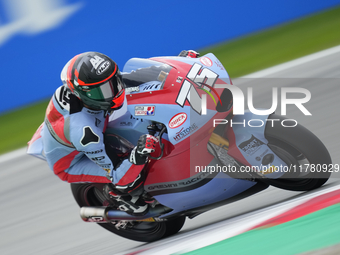 Albert Arenas (75) of Spain and Qjmotor Gresini Moto2 Kalex during the free practice of the Motul Solidarity Grand Prix of Barcelona at Rica...