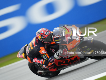 Deniz Oncu (53) of Turkey and Red Bull KTM Ajo Kalex during the free practice of the Motul Solidarity Grand Prix of Barcelona at Ricardo Tor...