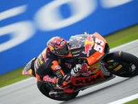 Deniz Oncu (53) of Turkey and Red Bull KTM Ajo Kalex during the free practice of the Motul Solidarity Grand Prix of Barcelona at Ricardo Tor...