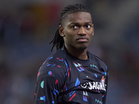 Rafael Leao of Portugal warms up before the UEFA Nations League 2024/25 League A Group A1 match between Portugal and Poland at Estadio Do Dr...