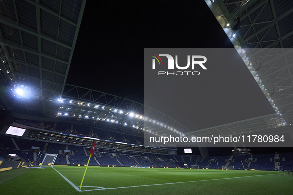 A general view inside the stadium prior to the UEFA Nations League 2024/25 League A Group A1 match between Portugal and Poland at Estadio Do...