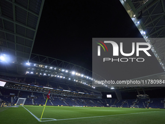 A general view inside the stadium prior to the UEFA Nations League 2024/25 League A Group A1 match between Portugal and Poland at Estadio Do...