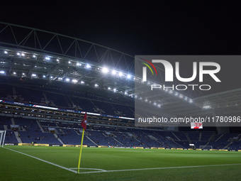 A general view inside the stadium prior to the UEFA Nations League 2024/25 League A Group A1 match between Portugal and Poland at Estadio Do...