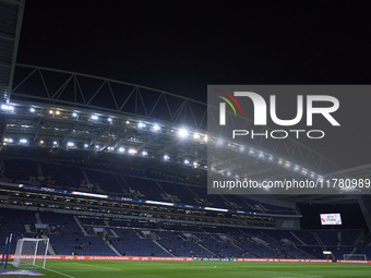 A general view inside the stadium prior to the UEFA Nations League 2024/25 League A Group A1 match between Portugal and Poland at Estadio Do...