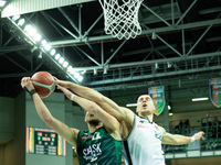 ADJIN PENAVA participates in a match of the Orlen Basket Liga between Zastal Zielona Gora and WKS Slask Wroclaw in Wroclaw, Poland, on Novem...