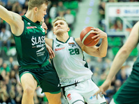 FILIP MATCZAK participates in a match of the Orlen Basket Liga between Zastal Zielona Gora and WKS Slask Wroclaw in Wroclaw, Poland, on Nove...