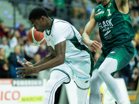 Kamari Murphy participates in a match of the Orlen Basket Liga between Zastal Zielona Gora and WKS Slask Wroclaw in Wroclaw, Poland, on Nove...