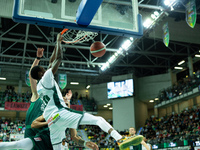 Kamari Murphy participates in a match of the Orlen Basket Liga between Zastal Zielona Gora and WKS Slask Wroclaw in Wroclaw, Poland, on Nove...