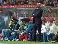 Roberto Martinez, Head Coach of Portugal, reacts during the UEFA Nations League 2024/25 League A Group A1 match between Portugal and Poland...