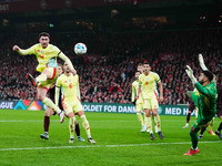 Aymeric Laporte of Spain  looks on during the Nations League Round 5 match between Denmark against Spain at Parken, Copenhagen, Denmark on N...