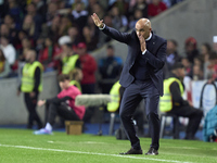 Roberto Martinez, Head Coach of Portugal, reacts during the UEFA Nations League 2024/25 League A Group A1 match between Portugal and Poland...