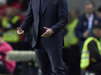 Roberto Martinez, Head Coach of Portugal, reacts during the UEFA Nations League 2024/25 League A Group A1 match between Portugal and Poland...