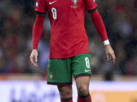 Bruno Fernandes of Portugal looks on during the UEFA Nations League 2024/25 League A Group A1 match between Portugal and Poland at Estadio D...