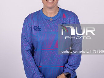 Danielle Hazell is the Head Coach of Durham Women during the Durham Cricket Women Media Launch at the Seat Unique Riverside in Chester le St...