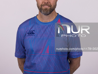 Nathan Rimmington is the Durham Women's bowling coach during the Durham Cricket Women Media Launch at the Seat Unique Riverside in Chester l...