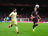 Ayoze Perez of Spain  shoots on goal during the Nations League Round 5 match between Denmark against Spain at Parken, Copenhagen, Denmark on...