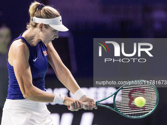 Katie Boulter  during Billie Jean King Cup Finals match Germany vs Great Britain in Malaga Spain on 15 November 2024. (