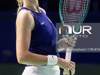 Katie Boulter  during Billie Jean King Cup Finals match Germany vs Great Britain in Malaga Spain on 15 November 2024. (