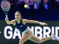 Emma Raducanu  during Billie Jean King Cup Finals match Germany vs Great Britain in Malaga Spain on 15 November 2024. (