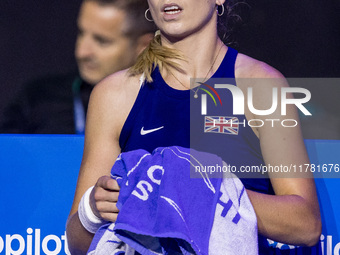 Katie Boulter  during Billie Jean King Cup Finals match Germany vs Great Britain in Malaga Spain on 15 November 2024. (