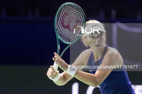 Katie Boulter  during Billie Jean King Cup Finals match Germany vs Great Britain in Malaga Spain on 15 November 2024. 