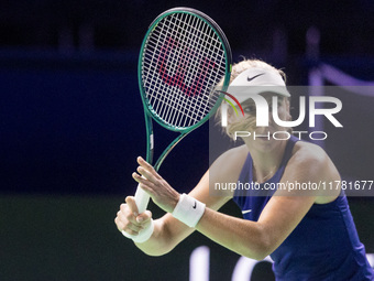 Katie Boulter  during Billie Jean King Cup Finals match Germany vs Great Britain in Malaga Spain on 15 November 2024. (