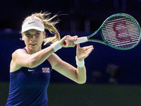 Katie Boulter  during Billie Jean King Cup Finals match Germany vs Great Britain in Malaga Spain on 15 November 2024. (