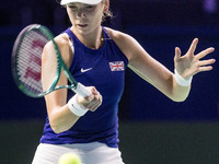 Katie Boulter  during Billie Jean King Cup Finals match Germany vs Great Britain in Malaga Spain on 15 November 2024. (