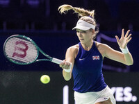 Katie Boulter  during Billie Jean King Cup Finals match Germany vs Great Britain in Malaga Spain on 15 November 2024. (