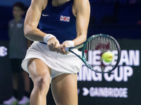 Emma Raducanu  during Billie Jean King Cup Finals match Germany vs Great Britain in Malaga Spain on 15 November 2024. (