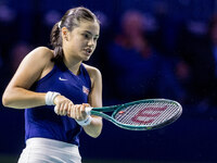 Emma Raducanu  during Billie Jean King Cup Finals match Germany vs Great Britain in Malaga Spain on 15 November 2024. (