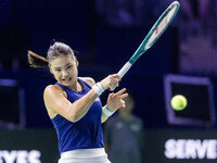 Emma Raducanu  during Billie Jean King Cup Finals match Germany vs Great Britain in Malaga Spain on 15 November 2024. (