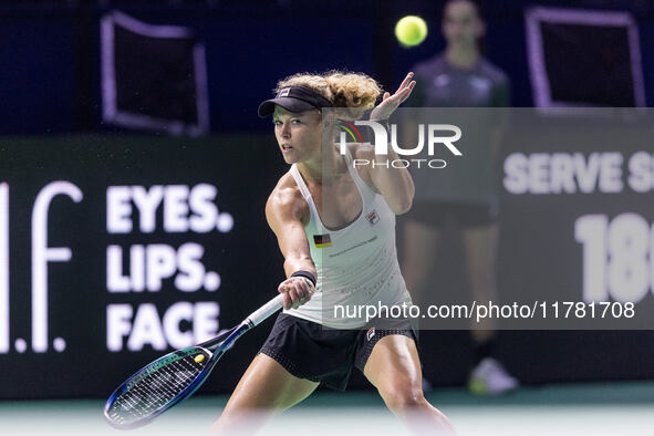 Laura Siegemund  during Billie Jean King Cup Finals match Germany vs Great Britain in Malaga Spain on 15 November 2024. 