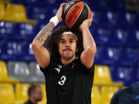 Tyson Ward plays during the match between FC Barcelona and Paris Basketball, corresponding to week 10 of the Turkish Airlines Euroleague, at...