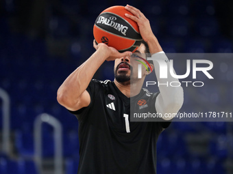 Collin Malcolm plays during the match between FC Barcelona and Paris Basketball, corresponding to week 10 of the Turkish Airlines Euroleague...