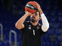 Collin Malcolm plays during the match between FC Barcelona and Paris Basketball, corresponding to week 10 of the Turkish Airlines Euroleague...