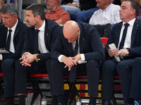 Joan Penarroya coaches during the match between FC Barcelona and Paris Basketball, corresponding to week 10 of the Turkish Airlines Euroleag...