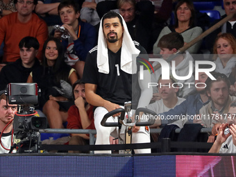 Collin Malcolm plays during the match between FC Barcelona and Paris Basketball, corresponding to week 10 of the Turkish Airlines Euroleague...