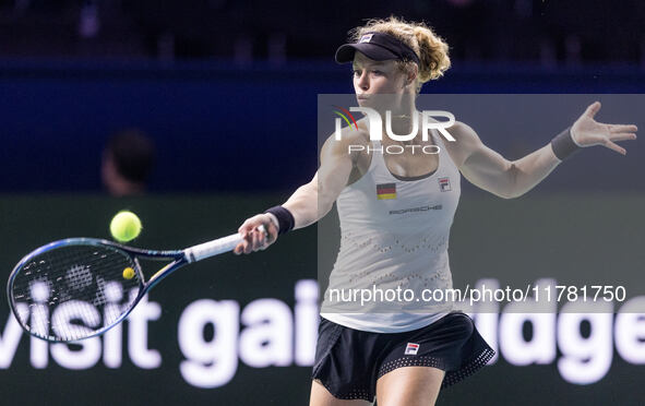 Laura Siegemund  during Billie Jean King Cup Finals match Germany vs Great Britain in Malaga Spain on 15 November 2024. 