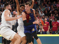 Jan Vesely plays during the match between FC Barcelona and Paris Basketball, corresponding to week 10 of the Turkish Airlines Euroleague, at...