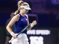 Katie Boulter  during Billie Jean King Cup Finals match Germany vs Great Britain in Malaga Spain on 15 November 2024. (