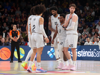 The Paris team plays during the match between FC Barcelona and Paris Basketball, corresponding to week 10 of the Turkish Airlines Euroleague...