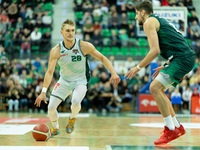 FILIP MATCZAK participates in a match of the Orlen Basket Liga between Zastal Zielona Gora and WKS Slask Wroclaw in Wroclaw, Poland, on Nove...