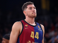 Joel Parra plays during the match between FC Barcelona and Paris Basketball, corresponding to week 10 of the Turkish Airlines Euroleague, at...