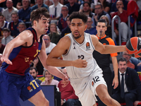 Maodo Lo and Juan Nunez play during the match between FC Barcelona and Paris Basketball, corresponding to week 10 of the Turkish Airlines Eu...