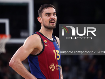 Tomas Satoransky plays during the match between FC Barcelona and Paris Basketball, corresponding to week 10 of the Turkish Airlines Euroleag...