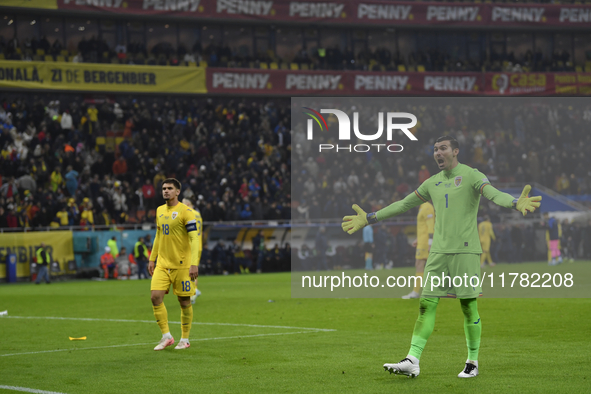 Florin Nita during the UEFA Nations League, League C, Group 2 football match between Romania and Kosovo at the National Arena Stadium in Buc...