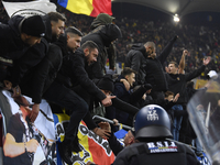 Romanian fans during the UEFA Nations League, League C, Group 2 football match between Romania and Kosovo at the National Arena Stadium in B...